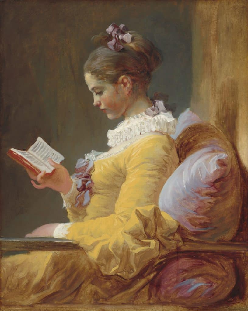 La liseuse, par Jean-Honoré Fragonard — National Gallery of Art (CC)