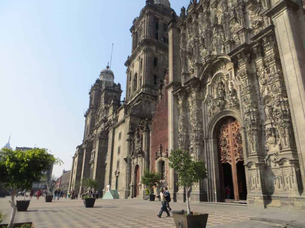 Façade de la cathédrale de México (photo: Jérôme Blanchet-Gravel).